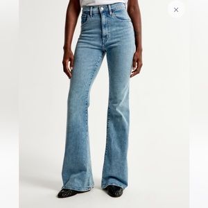 Abercrombie Ultra High Rise Stretch Flare Jean